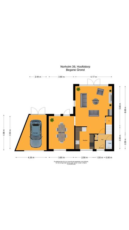 Norholm 39 , 2133 HJ Hoofddorp map